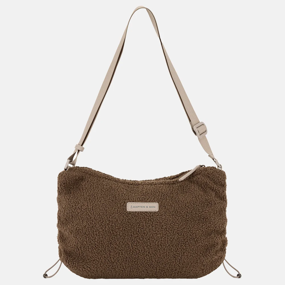 Kapten & Son Skara crossbody tas S mocha fleece